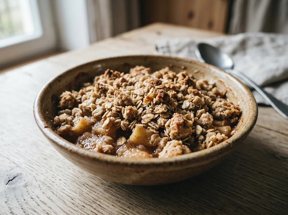 Jablečný crumble