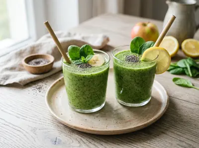 Zelené smoothie se špenátem